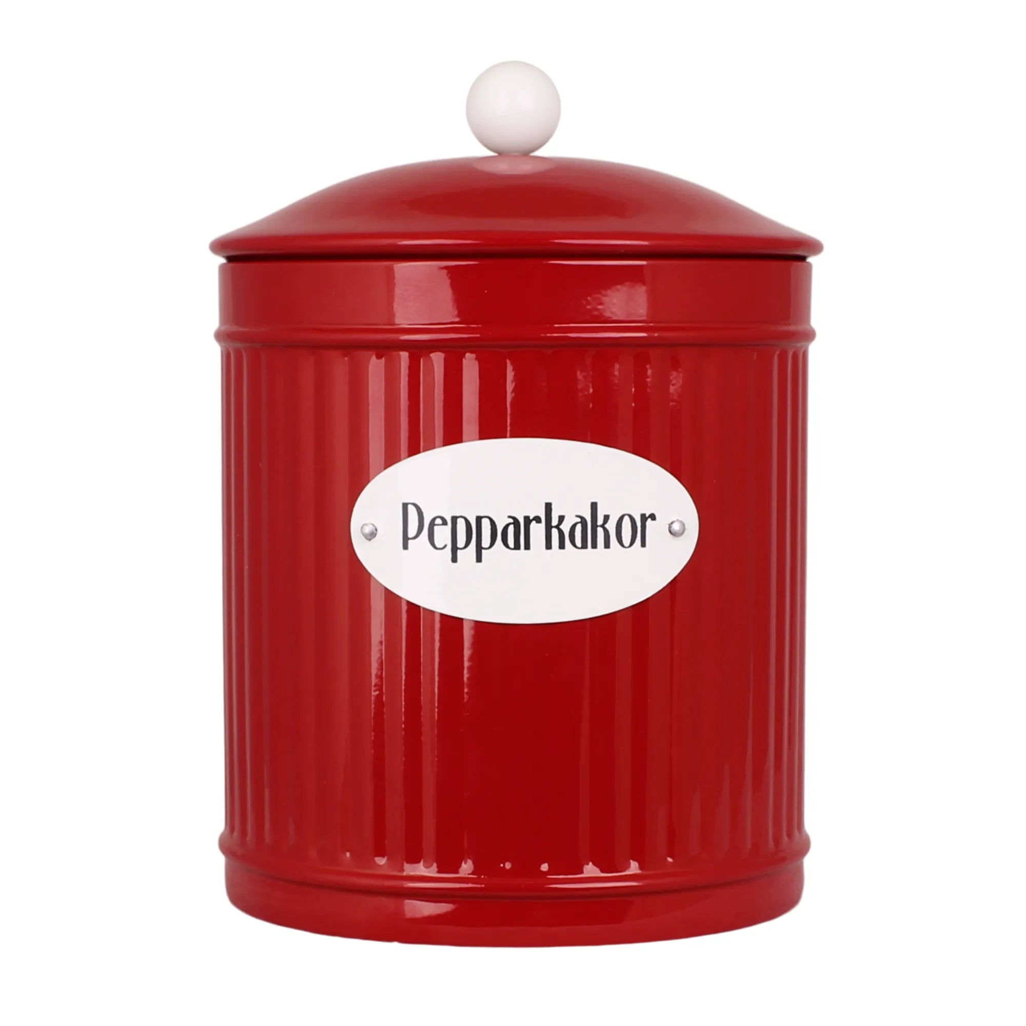 Strömshaga Aufbewahrungsdose schwedisch &quot;Pepparkakor&quot; Lebkuchen rot 20 cm