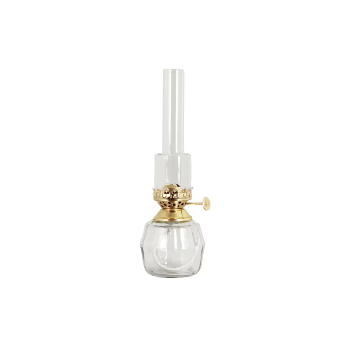 Strömshaga Petroleumlampe &quot;Britta&quot; aus transparentem Glas 25 cm