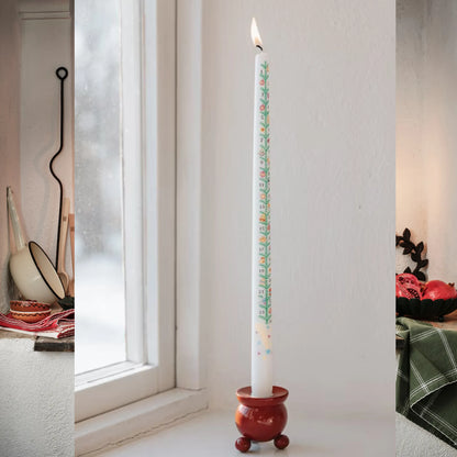 Strömshaga roter Kugelleuchter Kerzenhalter Weihnachten